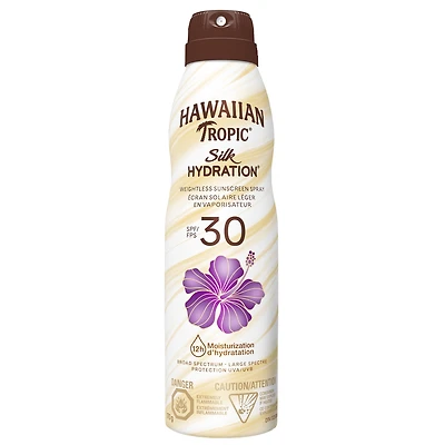 Écran solaire Silk Hydration Weightless à FPS 30 en vaporisateur de Hawaiian Tropic