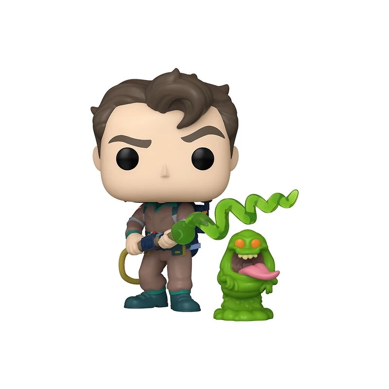 Funko Pop! & Buddy Animation: Ghostbusters - Venkman avec Slimer (The Real Ghostbusters) figurine en vinyle