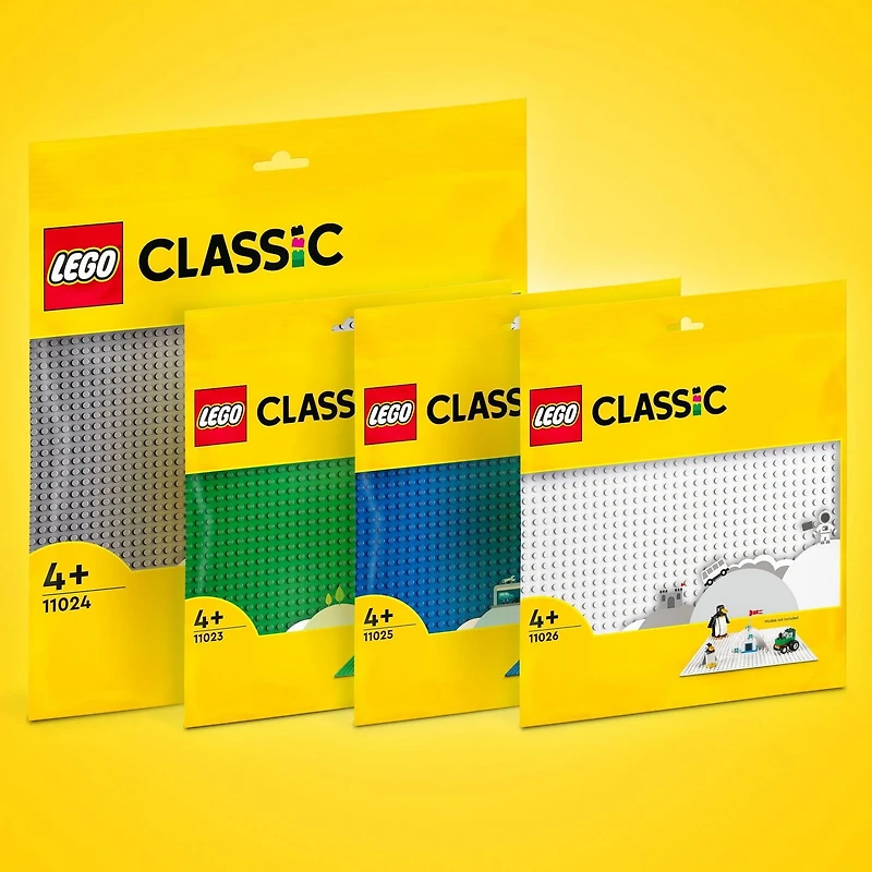 LEGO Classic Plaque de base grise 11024 Ensemble de construction (1 pièces) Comprend 1 pièces, 4+ ans