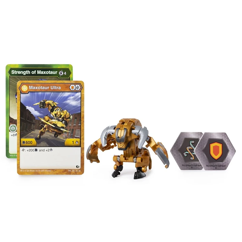 Bakugan, Aurelus Maxotaur, Créature transformable à collectionner de 7,5 cm, à partir de 6 ans