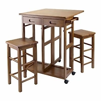 Winsome Suzanne 3-Pc Space Save Set, Natural