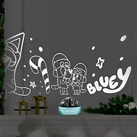 Christmas Lightshow Projection Bluey Shadow Light