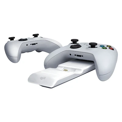 PDP METAVOLT Dual Charger: Flash White - Xbox Series X|S, & Xbox One PDP METAVOLT Charger White