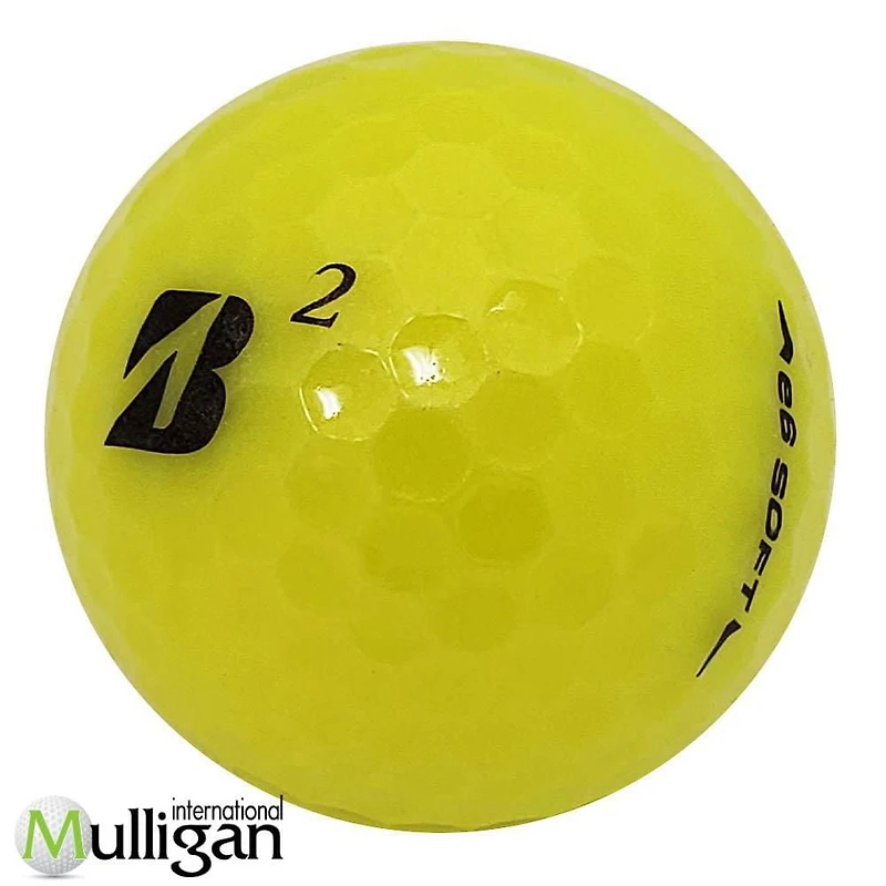 Mulligan - 60 balles de golf récupérées Bridgestone e6 Soft jaunes (B) 4A