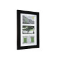 Kiera Grace Classic Langford Wooden Picture Frame, 8" x 14", Black