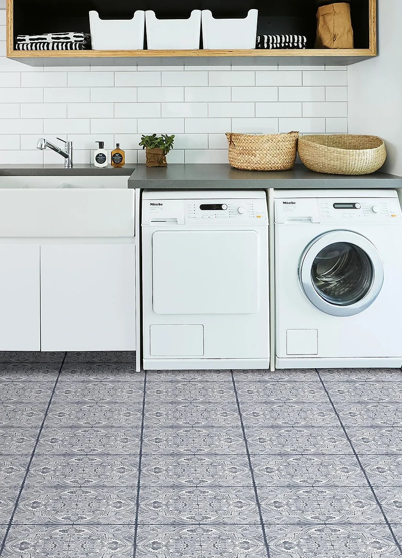 FloorPops Ensemble de 20 carreaux de sol Hastings Peel & Stick