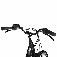 700c Hyper Bicycles E-Ride 36V Electric Commuter E-Bike for Adults, Pedal-Assist, 250W Motor, Black, 700C Hyper Mens 36V Electric Bike Black