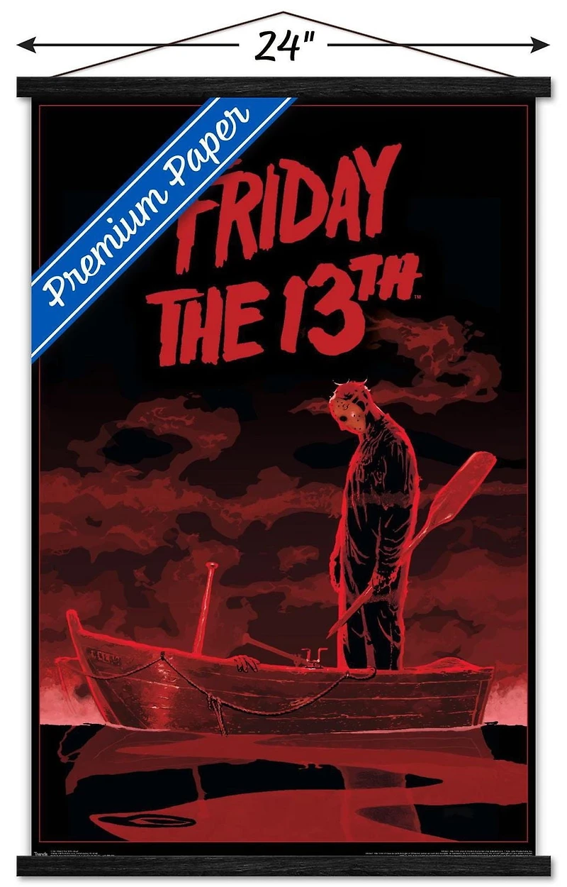 Friday The 13th - Boat Wall Poster, 22.375" x 34"