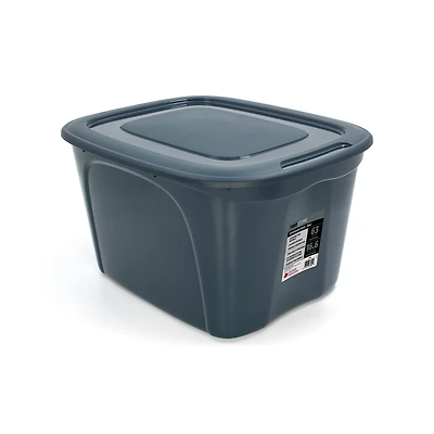 Marque Tuffstore Capacité de 63L (16,6 gal), Gamme Utilitaire, Fourre-tout de Rangement en Mer Sombre