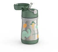 Bouteille de paille en acier inoxydable isolée sous vide Thermos Baby de 10 oz, Dinosaure 10 Oz, Dinosaure