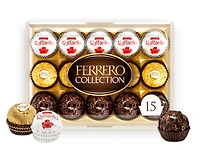 Boîte-cadeau FERRERO COLLECTION (confiseries au chocolat et à la noix de coco) 15 morceaux, 156 g