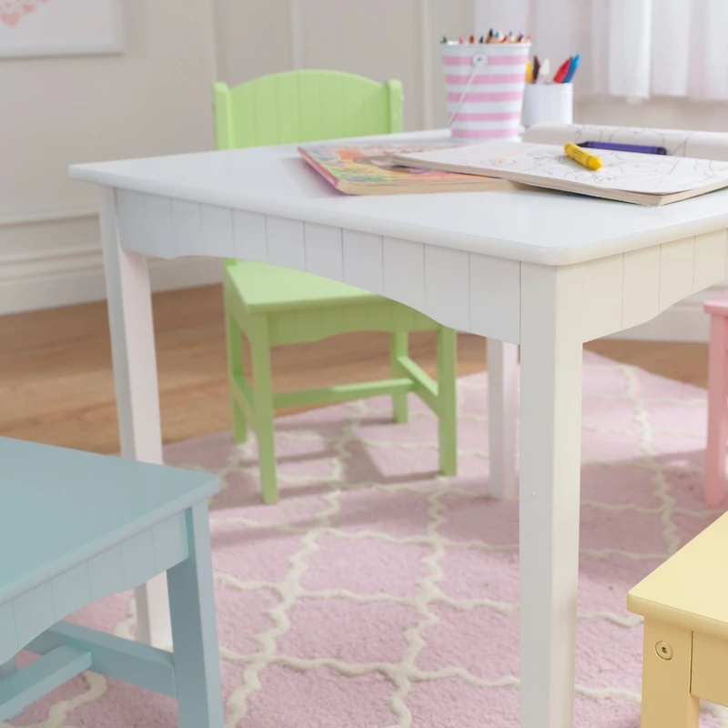 KidKraft Table et 4 chaises Nantucket - Pastel