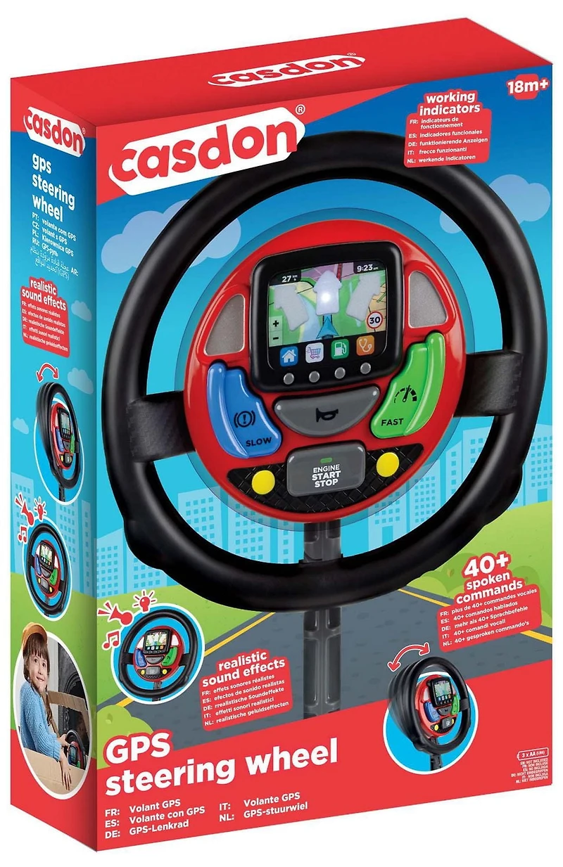 Toy Sat Nav Steering Wheel