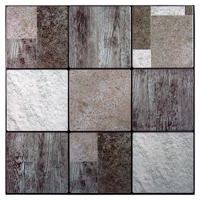 Truu Design Carreaux muraux en relief ‘fini bois’