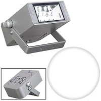 Halloween Flashing LED Light Box-Silver Casing(White)