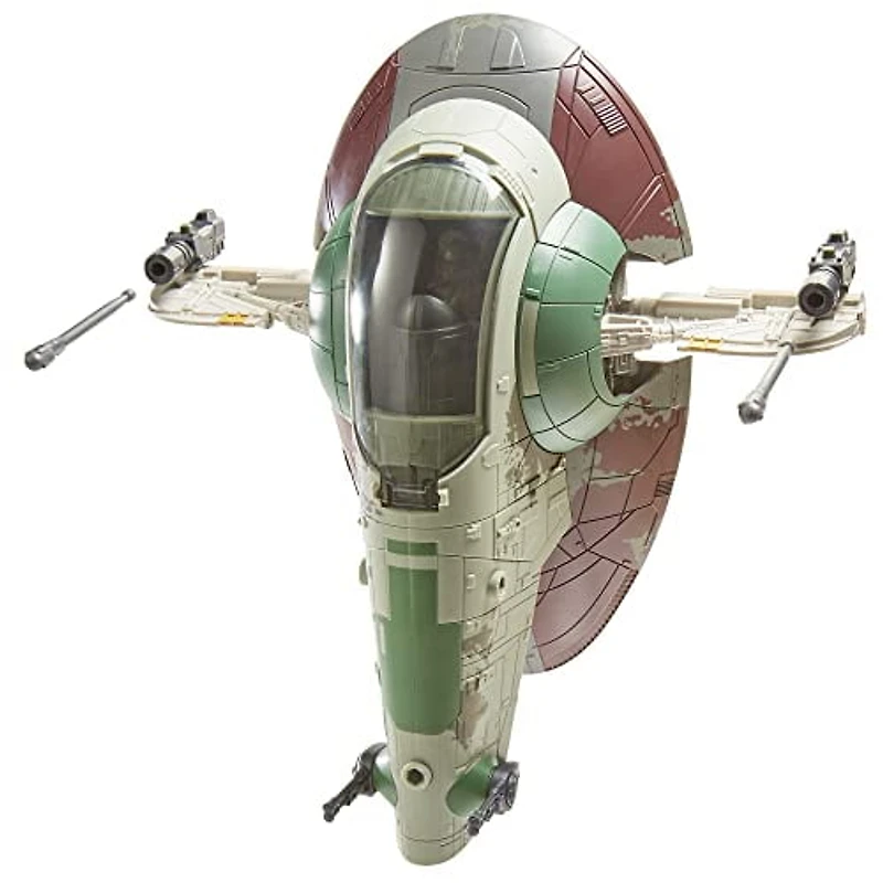 Star Wars Mission Fleet, Attaque de vaisseau stellaire, Boba Fett et vaisseau, figurine et véhicule, dès 4 ans