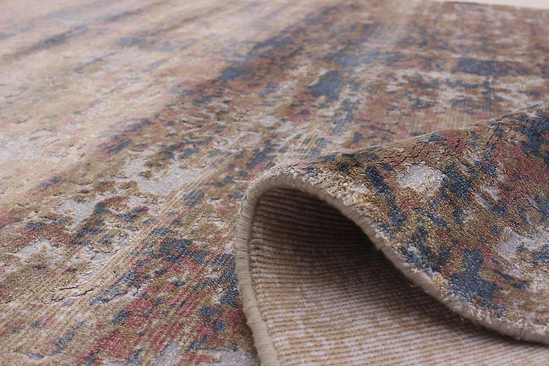 ECARPETGALLERY 5'0" x 7'6" Transitional Galleria Hand-knotted Area Rug for Living Room, Dining Room and Bedroom in Grey