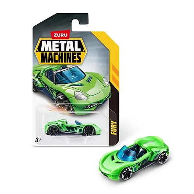 Ensemble de 1 petite voiture de course Machines en métal de ZURU (les styles peuvent varier