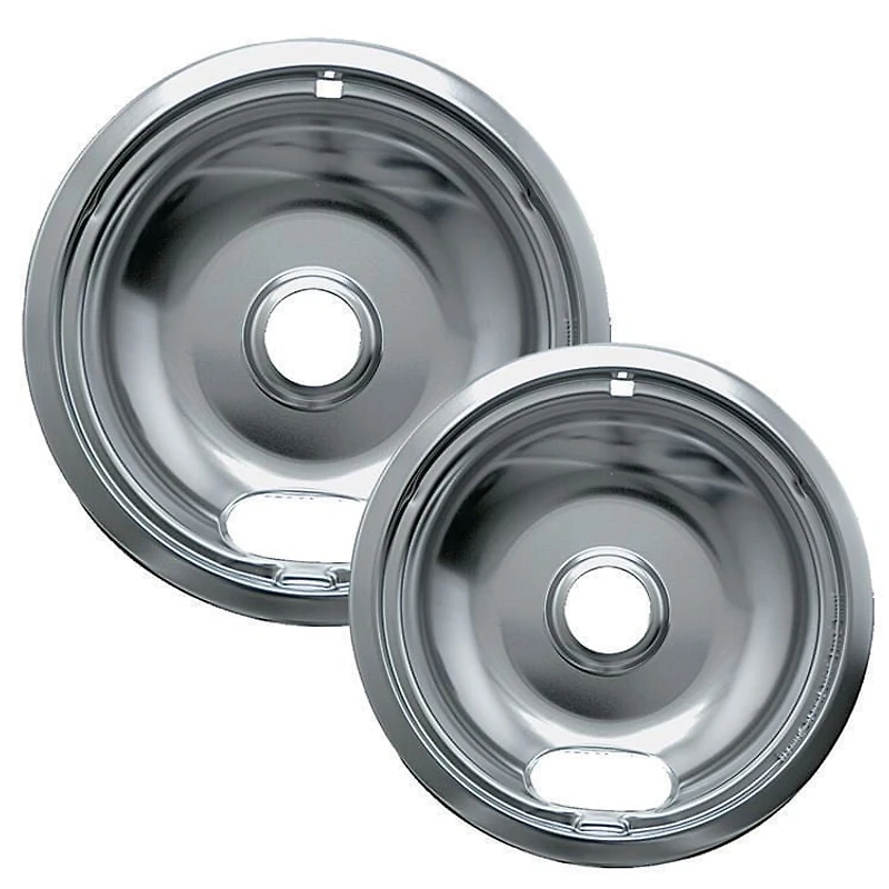 Range Kleen 12782XCD5 Style A 2 piece Chrome Drip Bowl Set