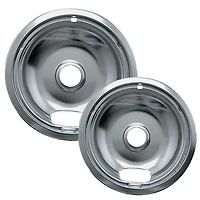 Range Kleen 12782XCD5 Style A 2 piece Chrome Drip Bowl Set