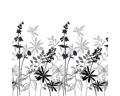 Mainstays Tranquil Leaf Fabric  70`` x 72`` Shower Curtain