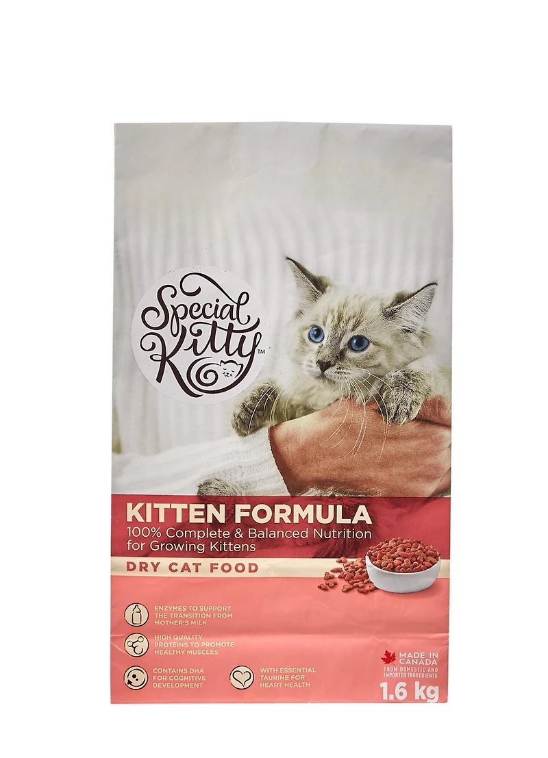 Special Kitty Kitten Dry Cat Food, 1.6kg
