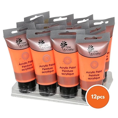 Time 4 Crafts Arts et Artisanat Ensemble de peinture acrylique 75ml