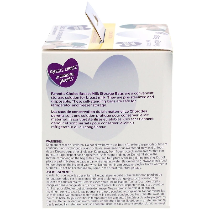 Parent’s Choice Breast Milk Storage Bags