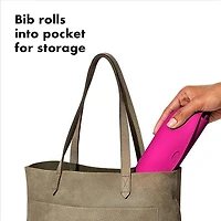 OXO Tot - Bavoir à manches roulées - Pour jouer ou les repas - Bébé et tout-petit à partir de 9 mois - Rose