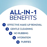 NIVEA Micellar Water Amino Acid Complex for Normal Skin | Cleanser and Make-up Remover with Vitamin E | Face Wash | All-in-One Daily Cleanser | Micellar Water | Refreshed and Hydrated Skin | No Rinse,, 400 mL