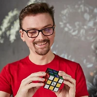 Rubik's Cube Metallic, édition 40e anniversaire, Cube 3x3 avec un petit plus, Casse-tête classique