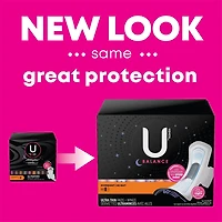 Serviettes ultraminces de nuit U by Kotex Balance avec ailes, 13 unités UBK PAD 13