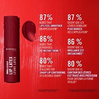Rimmel Thrill Seeker Lip Latex, Liquid Lipstick, Lipgloss, Lip Colour, Lip Stain, Smooth Shine, Hydration, Hyaluronic Acid, Vitamin E, Aloe Vera, EXTREME 3D LATEX SHINE