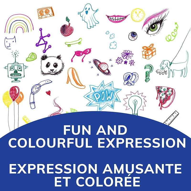 Stylo-bille rétractables BIC 4 couleurs Original et Mode, pointe moyenne (1,0 mm), paquet de 3, stylo-bille rétractable avec encre de couleur durable Découvrez l’encre durable