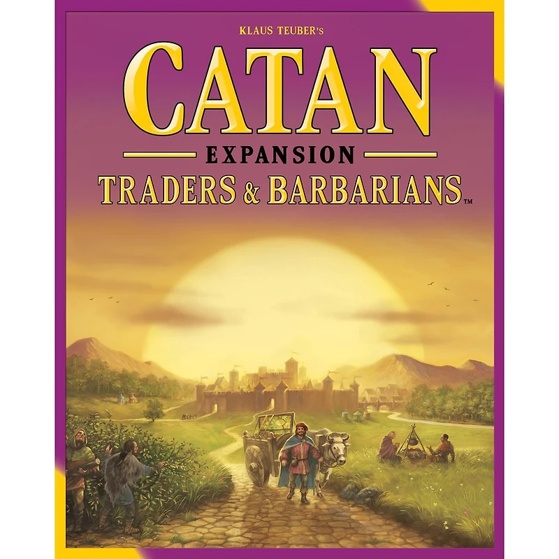 Catan Studios - Catan Extension: Barbares & Marchands - Version anglaise - Gestion des Ressources et Stratégie - Jeu Stratégique Amusant pour Enfants et Adultes - Pour les Âges 10+ - 60-120 Minutes de