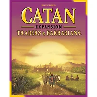 Catan Studios - Catan Extension: Barbares & Marchands - Version anglaise - Gestion des Ressources et Stratégie - Jeu Stratégique Amusant pour Enfants et Adultes - Pour les Âges 10+ - 60-120 Minutes de