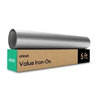 Thermocollant économique Cricut™ de 30,5 cm x 1,5 m (12 po x 5 pi), argenté