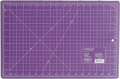 UNIQUE Double Sided Cutting Mat, 12" x 18" (30 x 45 cm), Self-Healing, 12" x 18"