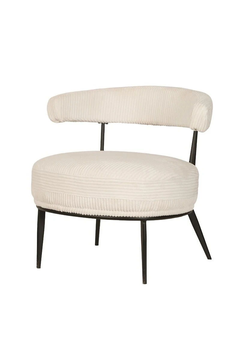 Eliza Accent Chair, Cream