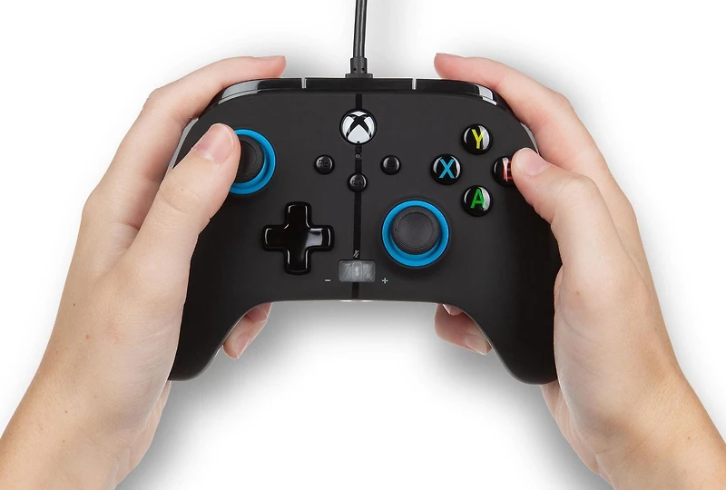 Verbesserter kabelgebundener PowerA-Controller für Xbox – Blue Hint