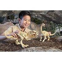 Découverte de fossiles Robo Alive Mega-Dino by ZURU Garçons 4-8 Creuser et découvrir - T-rex et Brontosaures - STEM - Excavation de fossiles préhistoriques, Jouets éducatifs, Superbe cadeau scientifiq