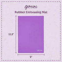 Crafters Companion Gemini Tapis de gaufrage en caoutchouc.  9"x12.5"