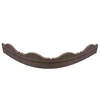 3.25in H x 48in L x 3.24in D Roman Stone Recycled Rubber Garden Border & Edging in Brown, 2-pack