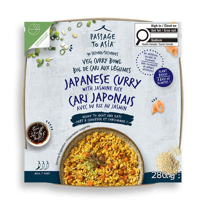 Passage to Asia - Japanese Vegetable Curry Bowl (280g)