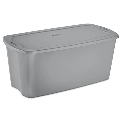 Sterilite Tote de Rangement 189L  Titanium 189L