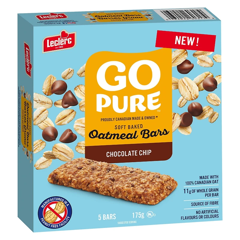 Barre Gruau Cuites Brisures Chocolat Go Pure 5 barres / 175g