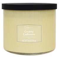 Bougie parfumée Mainstays à 3 mèches, enveloppée texturée Cachemire crémeux, 14 oz MAINSTAYS PL CACHEMIRE CRÈME