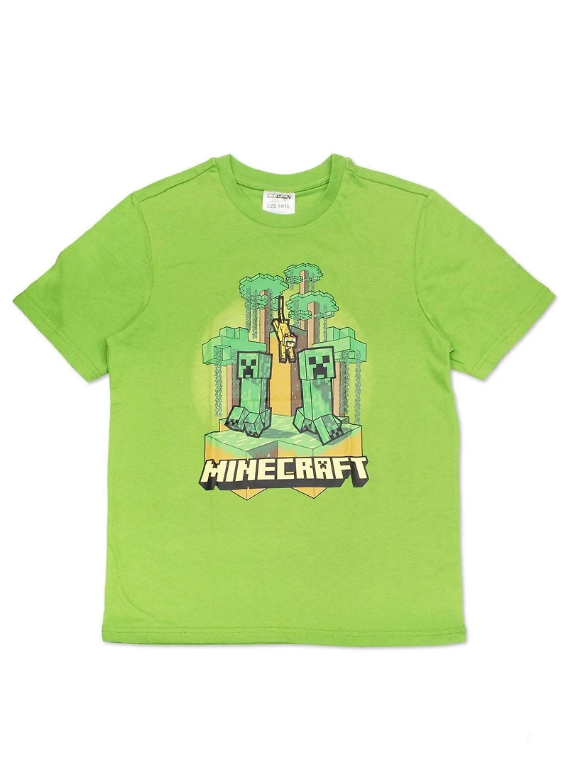 Loot Box Boy's Gift Set Minecraft T & Case L/XL (FR) Coffre à butin