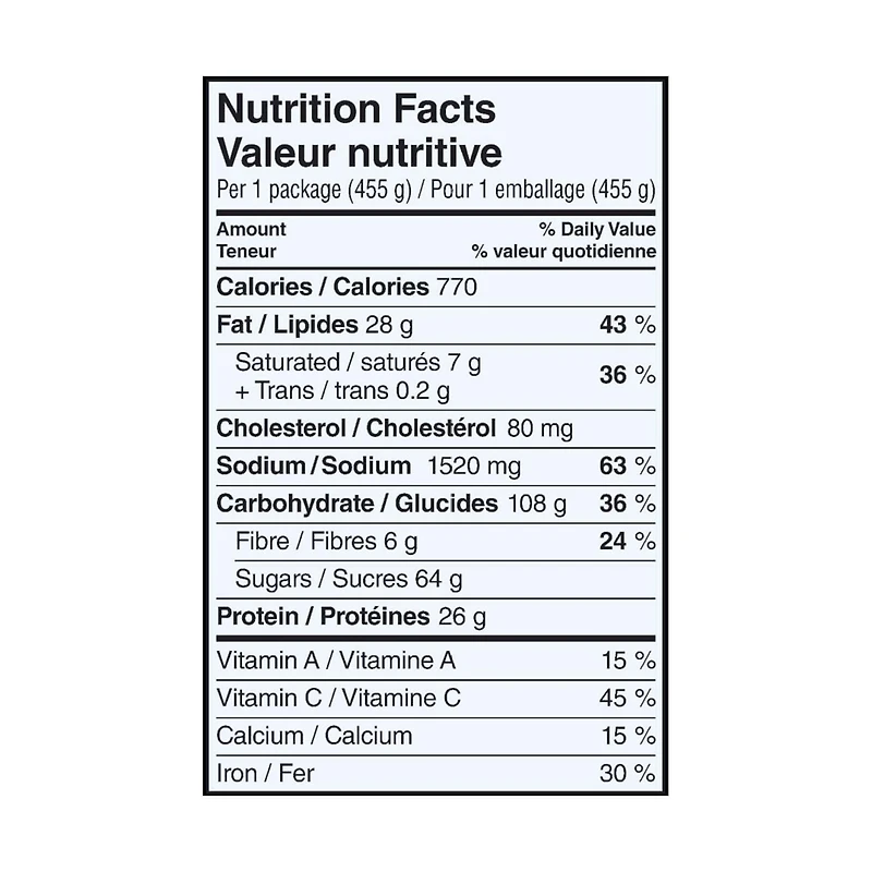 Hungry-Man Backyard Barbeque, 455 g