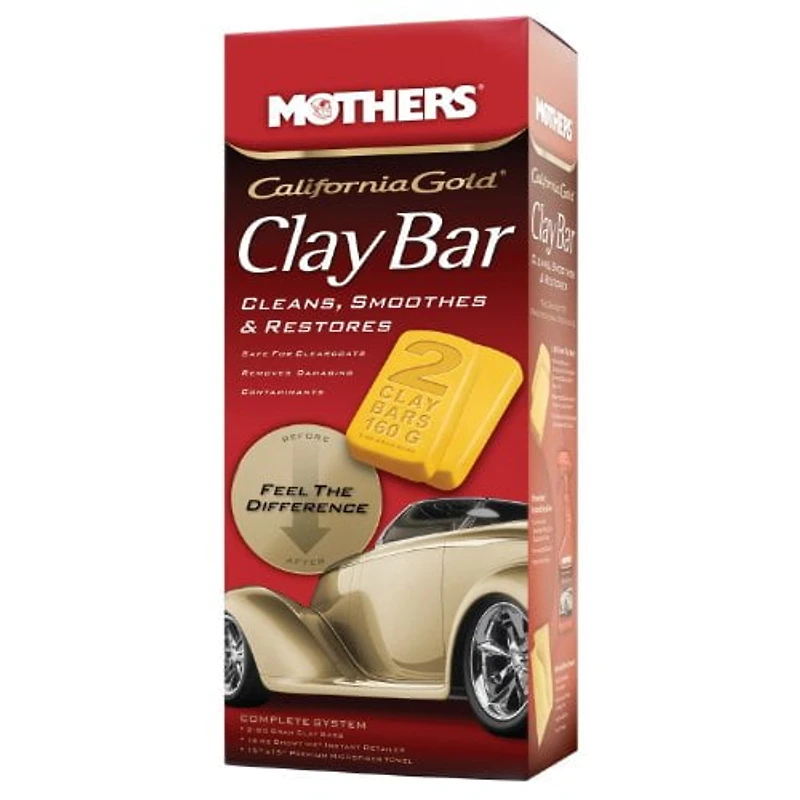 Mothers California Gold Clay Kit, Mothers Claybar